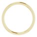 Stepped-Edge Comfort-Fit Half Round Band