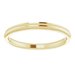 Stepped-Edge Comfort-Fit Half Round Band
