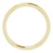 Stepped-Edge Comfort-Fit Half Round Band