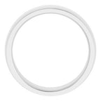 Stepped-Edge Comfort-Fit Half Round Band