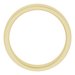 Stepped-Edge Comfort-Fit Half Round Band