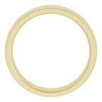 Stepped-Edge Comfort-Fit Half Round Band