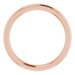 Stepped-Edge Comfort-Fit Half Round Band