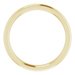 Stepped-Edge Comfort-Fit Half Round Band