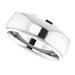 Stepped-Edge Comfort-Fit Half Round Band