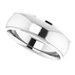 Stepped-Edge Comfort-Fit Half Round Band