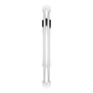 Stepped-Edge Comfort-Fit Half Round Band