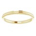Stepped-Edge Comfort-Fit Half Round Band