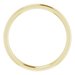Stepped-Edge Comfort-Fit Half Round Band