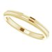 Stepped-Edge Comfort-Fit Half Round Band