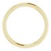 Stepped-Edge Comfort-Fit Half Round Band