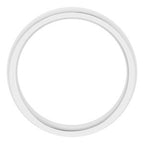 Stepped-Edge Comfort-Fit Half Round Band