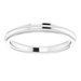 Stepped-Edge Comfort-Fit Half Round Band