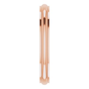 Stepped-Edge Comfort-Fit Half Round Band