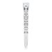 Milgrain Sculptural Three-Stone Anniversary Band