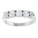 Sculptural Five-Stone Anniversary Band