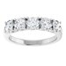 Sculptural Five-Stone Anniversary Band