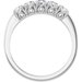Sculptural Five-Stone Anniversary Band