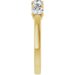 Sculptural Five-Stone Anniversary Band