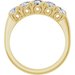 Sculptural Five-Stone Anniversary Band