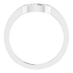 Baguette Accented Engagement Ring or Band