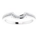 Baguette Accented Engagement Ring or Band