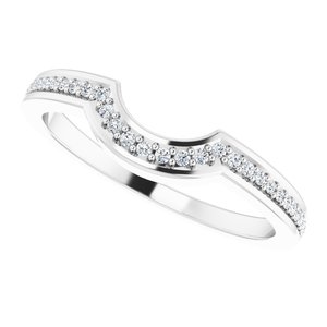 Baguette Accented Engagement Ring or Band