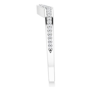 Baguette Accented Engagement Ring or Band