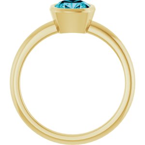 Bezel-Set Ring