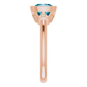 Bezel-Set Accented Ring