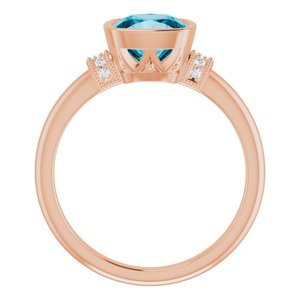 Bezel-Set Accented Ring