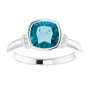 Bezel-Set Accented Ring