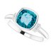 Bezel-Set Accented Ring