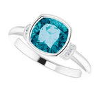 Bezel-Set Accented Ring