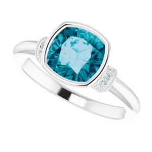 Bezel-Set Accented Ring