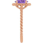 Solitaire Rope Ring