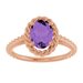 Solitaire Rope Ring