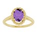 Solitaire Rope Ring