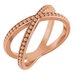 Beaded Criss-Cross Ring