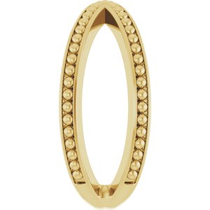 Beaded Criss-Cross Ring