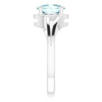 Accented Split Shank Ring
