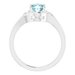 Accented Split Shank Ring