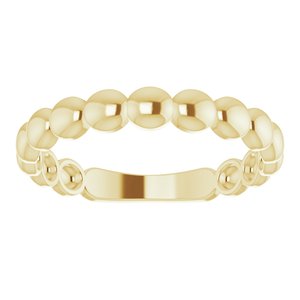 Stackable Beaded Ring