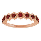 Stackable Geometric Ring