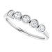 Five-Stone Bezel-Set Ring