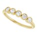 Five-Stone Bezel-Set Ring