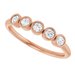 Five-Stone Bezel-Set Ring