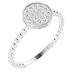 Beaded Cluster Ring