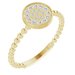 Beaded Cluster Ring
