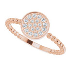 Beaded Cluster Ring